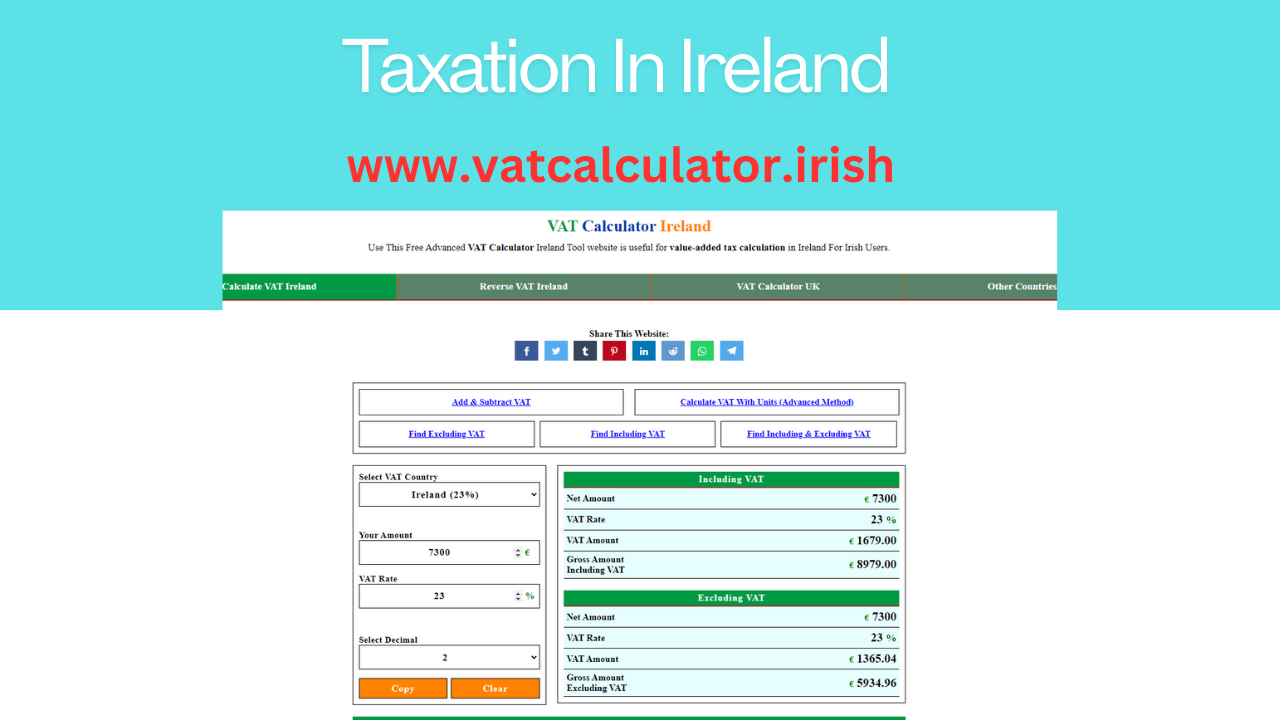 VAT Calculator Ireland